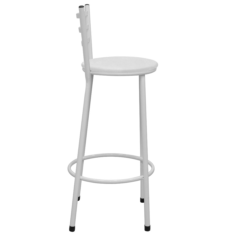 Conjunto com 2 Banquetas Lorena Branco 97 cm
