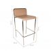 Conjunto com 2 Banquetas Pietro Bege