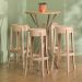 Conjunto com 2 Banquetas Shine Plus Capuccino