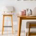 Conjunto com 2 Banquetas Veld Avelã e Bege