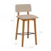Conjunto com 2 Banquetas Veld Avelã e Bege