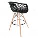 Conjunto com 2 Banquetas Web Preto