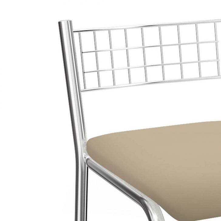 Conjunto com 2 Banquetas Zurique Bege