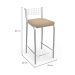 Conjunto com 2 Banquetas Zurique Bege