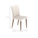 Conjunto com 2 Cadeiras Abbey Linho Off White e Natural
