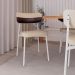 Conjunto com 2 Cadeiras Alloa Polipropileno Areia e Café