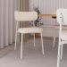 Conjunto com 2 Cadeiras Alloa Polipropileno Palha e Branco