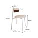 Conjunto com 2 Cadeiras Alloa Polipropileno Palha e Whisky