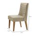 Conjunto com 2 Cadeiras Apolo Luxo Linho Turim e Imbuia