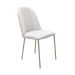 Conjunto com 2 Cadeiras Arcadia Linho Off White e Champagne