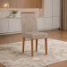 Conjunto com 2 Cadeiras Aurea Suede Marrom e Cinamomo