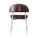 Conjunto com 2 Cadeiras Bless Café e Branca