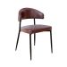 Conjunto com 2 Cadeiras Bless Café e Preta