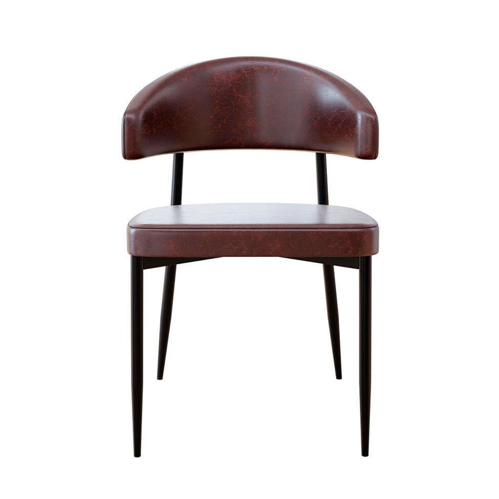 Conjunto com 2 Cadeiras Bless Café e Preta