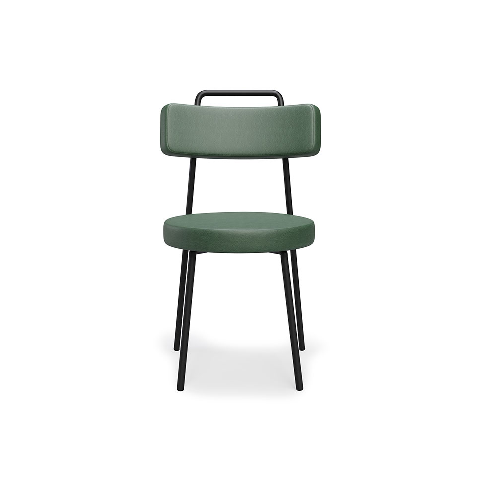 Conjunto com 2 Cadeiras Bock Verde Musgo