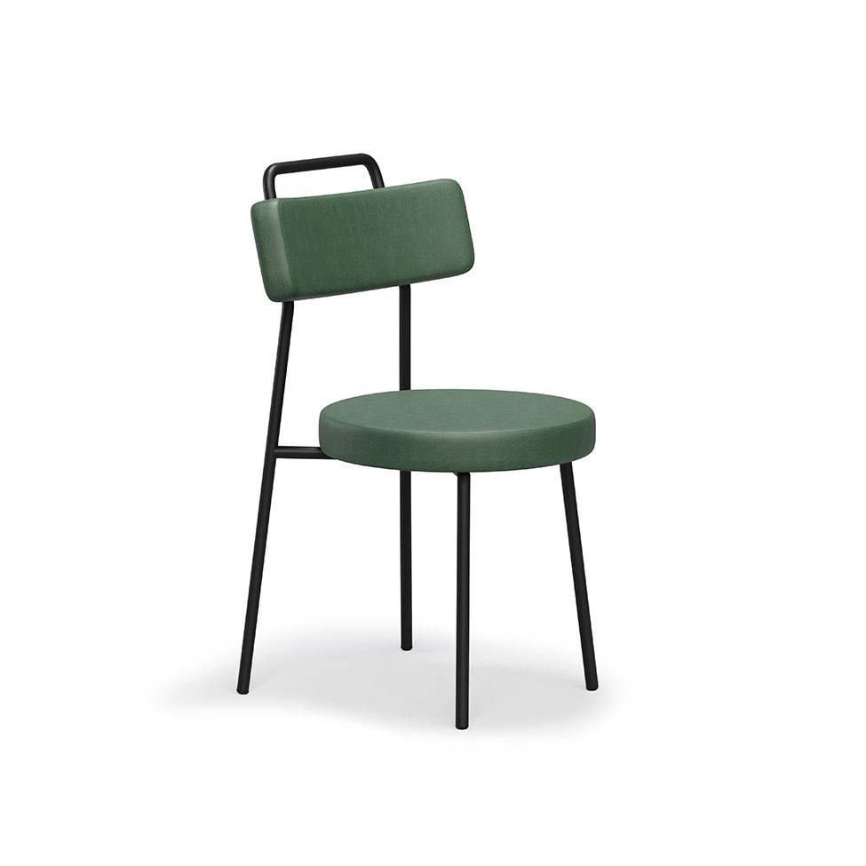 Conjunto com 2 Cadeiras Bock Verde Musgo