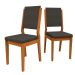 Conjunto com 2 Cadeiras Carol Linho Grafite e Ype