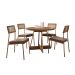 Conjunto com 2 Cadeiras Catarina Revestimento Sintético Caramelo