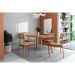Conjunto com 2 Cadeiras Catarina Revestimento Sintético Caramelo