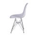 Conjunto com 2 Cadeiras DKR Eames Branco e Cromado