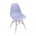 Conjunto com 2 Cadeiras DKR Eames Cinza e Madeira