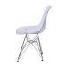 Conjunto com 2 Cadeiras DKR Eames Incolor e Cromado