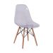 Conjunto com 2 Cadeiras DKR Eames Incolor e Madeira
