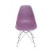 Conjunto com 2 Cadeiras DKR Eames Roxo e Cromado