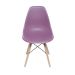 Conjunto com 2 Cadeiras DKR Eames Roxo e Madeira