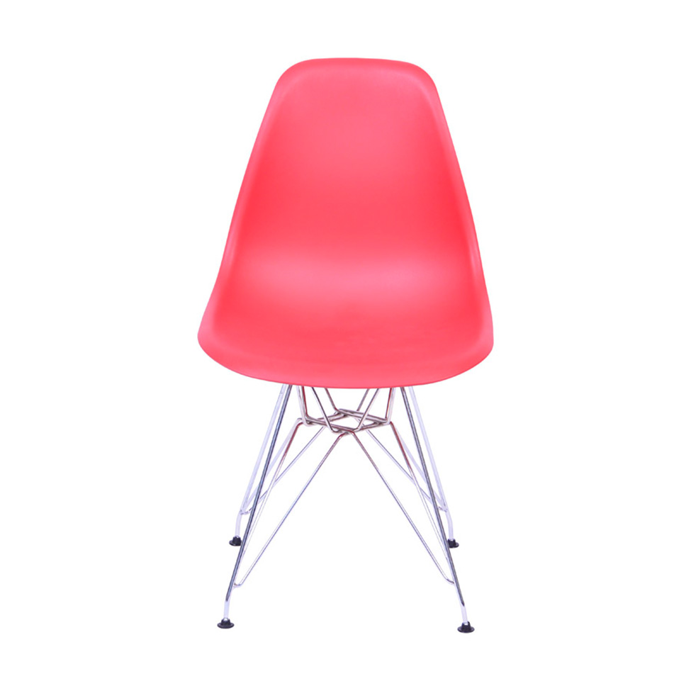 Conjunto com 2 Cadeiras DKR Eames Telha e Cromado