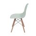 Conjunto com 2 Cadeiras DKR Eames Verde Claro e Madeira
