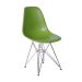 Conjunto com 2 Cadeiras DKR Eames Verde e Cromado