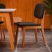 Conjunto com 2 Cadeiras Detroit Linho Preto e Nature