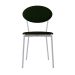 Conjunto com 2 Cadeiras Elipse Poliéster Verde Musgo e Branco