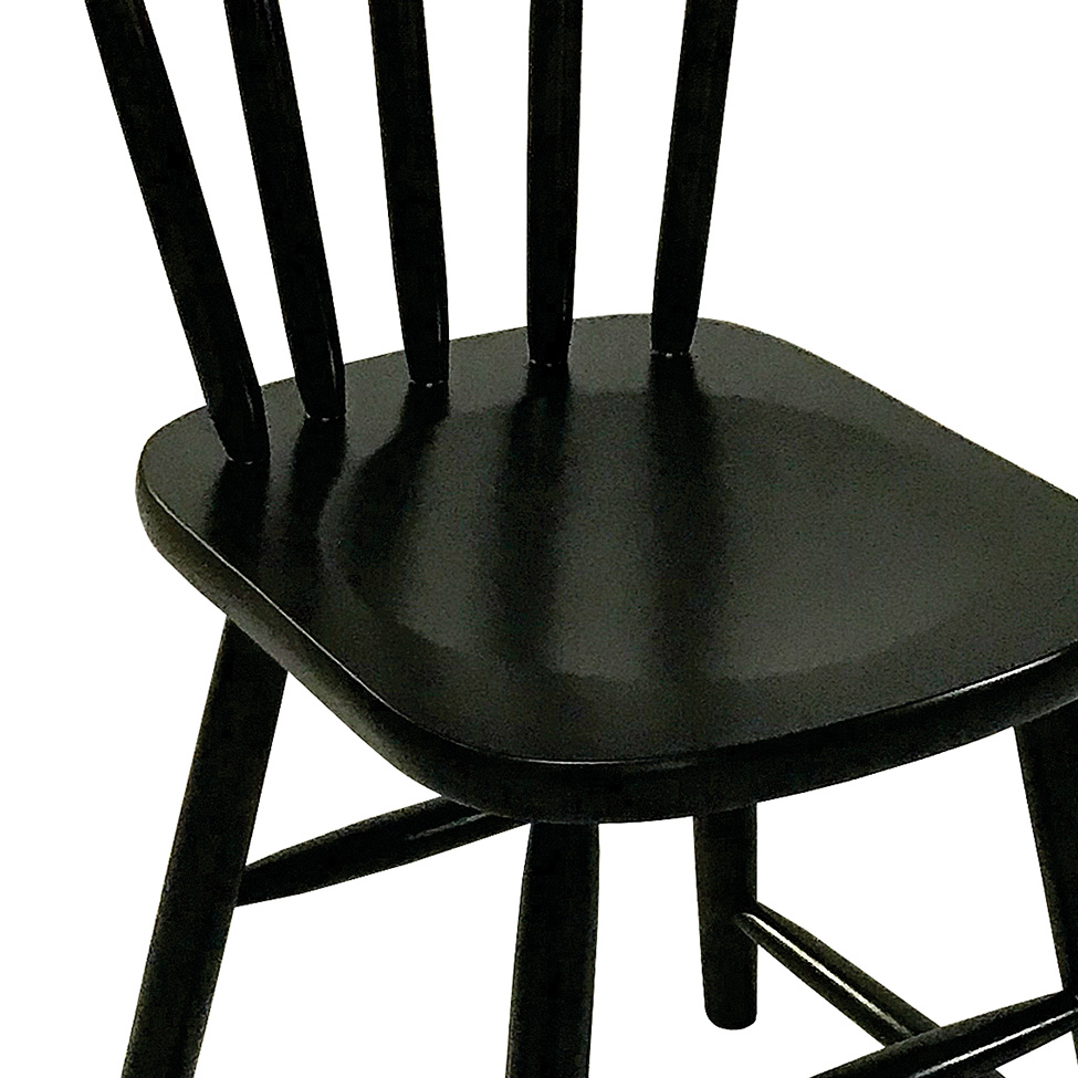 Conjunto com 2 Cadeiras Espanha II Preto