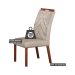 Conjunto com 2 Cadeiras Larissa Camurça Palha e Marrom