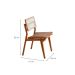 Conjunto com 2 Cadeiras Lea Premium Linho Atacama e Imbuia