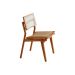Conjunto com 2 Cadeiras Lea Premium Linho Âmbar e Imbuia