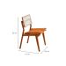 Conjunto com 2 Cadeiras Lea Premium Revestimento Sintético Caramelo e Imbuia