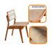 Conjunto com 2 Cadeiras Lea Premium Revestimento Sintético Milano e Imbuia