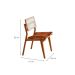 Conjunto com 2 Cadeiras Lea Premium Revestimento Sintético Puce e Imbuia