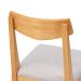 Conjunto com 2 Cadeiras Loop Linho Cinza e Amêndoa