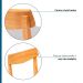 Conjunto com 2 Cadeiras Loop Linho Cinza e Amêndoa