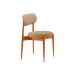 Conjunto com 2 Cadeiras Miami Soft Linho Âmbar e Imbuia