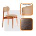 Conjunto com 2 Cadeiras Miami Soft Linho Turim e Imbuia