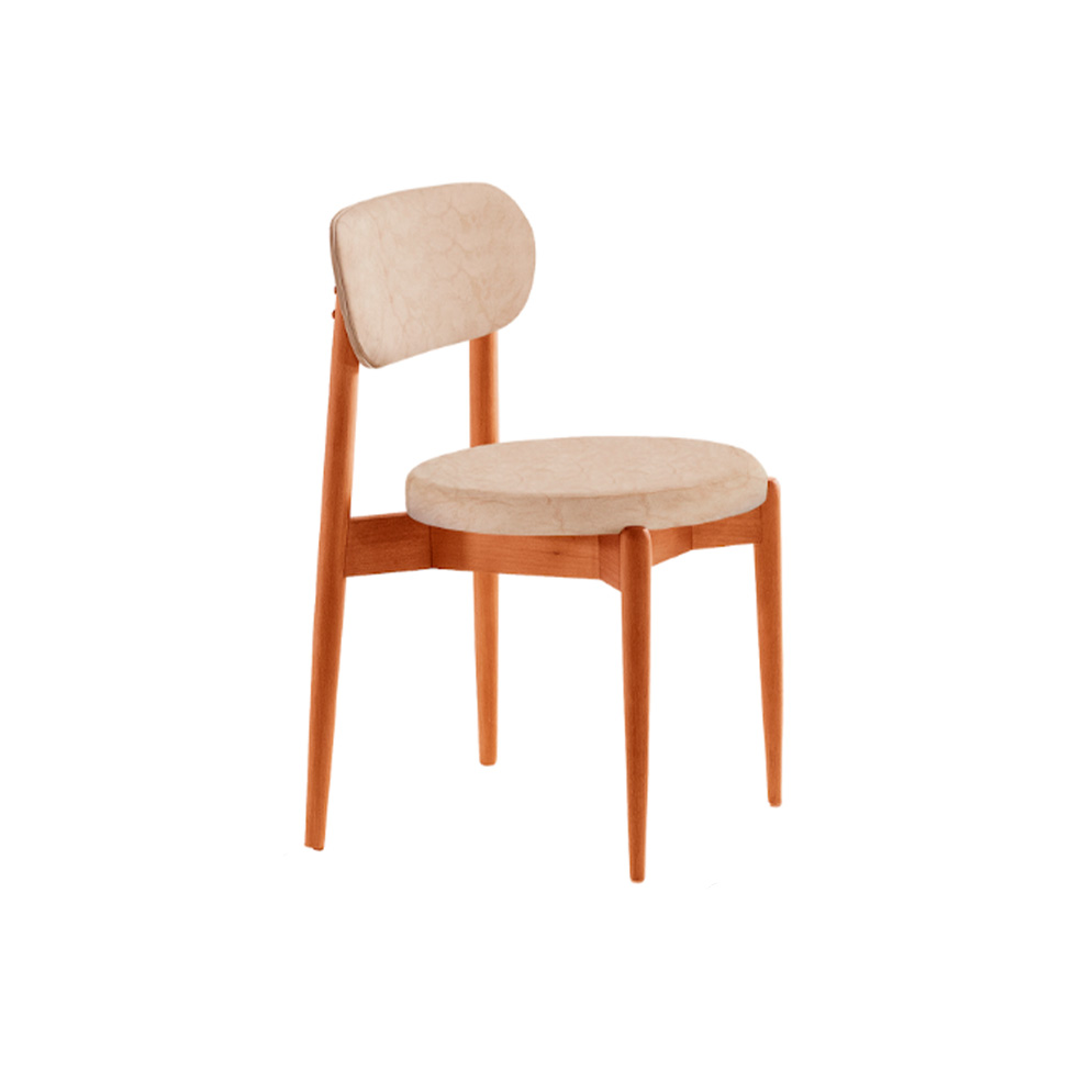 Conjunto com 2 Cadeiras Miami Soft Revestimento Sintético Milano e Imbuia