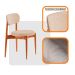 Conjunto com 2 Cadeiras Miami Soft Revestimento Sintético Milano e Imbuia