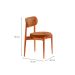 Conjunto com 2 Cadeiras Miami Soft Revestimento Sintético Puce e Imbuia
