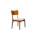 Conjunto com 2 Cadeiras Parma Gold Linho Bege e Imbuia Natural