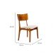 Conjunto com 2 Cadeiras Parma Gold Linho Bege e Imbuia Natural